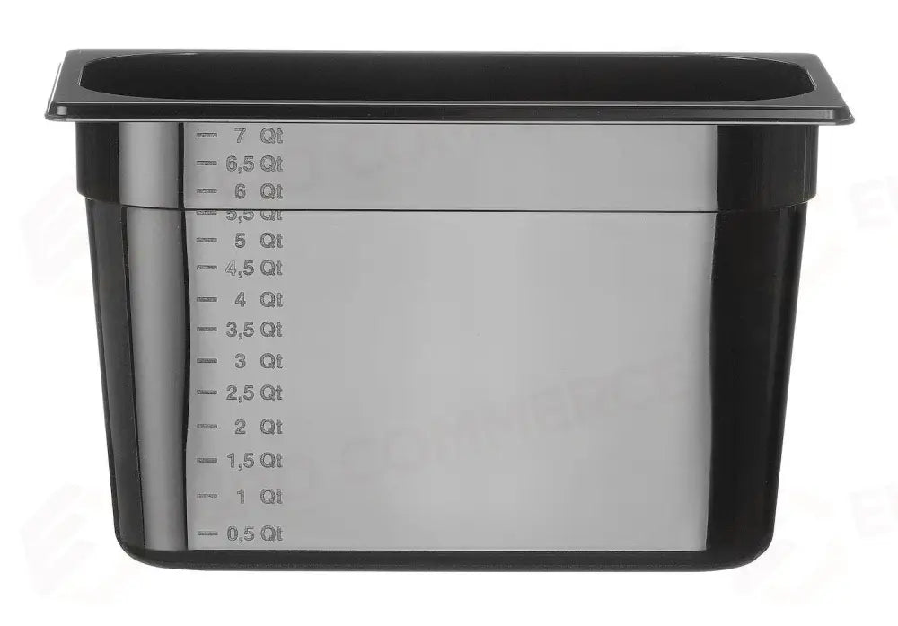 CONTENITORE GASTRONORM 1/3 PROFI LINE GN 1/3 7,8L NERO 325X176X(H)200MM - HENDI