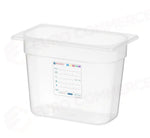 CONTENITORE GASTRONORM 1/4 HENDI GN 5,5L TRASPARENTE 265X162X(H)200MM - 880357