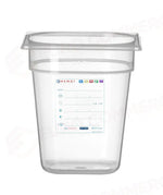 CONTENITORE GASTRONORM 1/6 HENDI GN 1L TRASPARENTE 176X162X(H)65MM - 880487