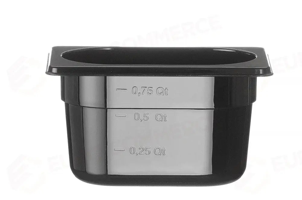 CONTENITORE GASTRONORM 1/9 GN 1/9 1L NERO 176X108X(H)100MM - HENDI