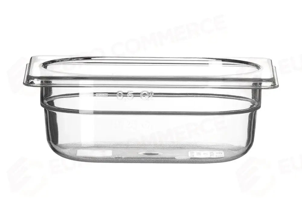 CONTENITORE GASTRONORM 1/9 PROFI LINE GN 1/9 0,6L TRASPARENTE 176X108X(H)65MM - HENDI
