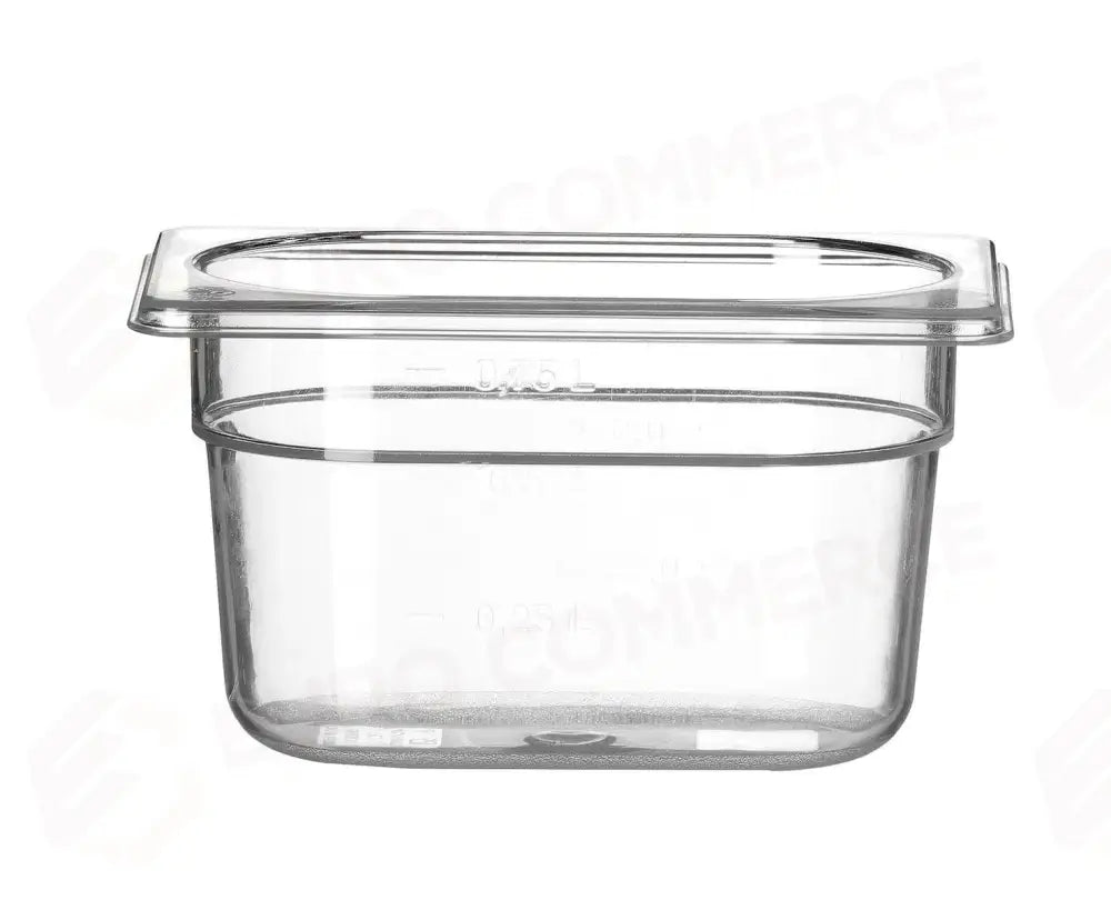 CONTENITORE GASTRONORM 1/9 PROFI LINE GN 1/9 1L TRASPARENTE 176X108X(H)100MM - HENDI
