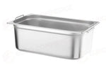 CONTENITORE GN 1/1 CON MANIGLIE ABBASSATE HENDI PROFI LINE PLUS 14L ARGENTO 530X325X(H - 818718