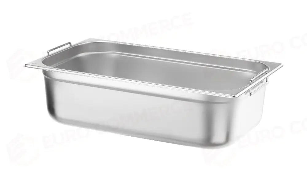 CONTENITORE GN 1/1 CON MANIGLIE ABBASSATE HENDI PROFI LINE PLUS 14L ARGENTO 530X325X(H - 818718