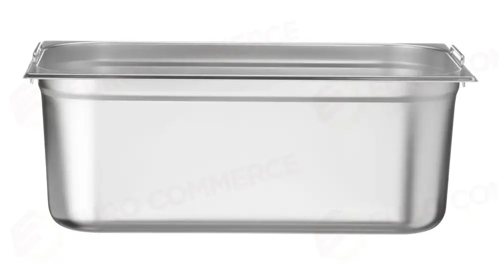 CONTENITORE GN 1/1 CON MANIGLIE ABBASSATE HENDI PROFI LINE PLUS 28L ARGENTO 530X325X(H - 818695