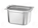 CONTENITORE GN 1/2 CON MANIGLIE RIBASSATE HENDI PROFI LINE PLUS 6,5L ARGENTO 325X265X(- 818749