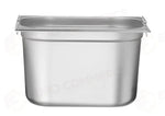 CONTENITORE GN 1/2 CON MANIGLIE RIBASSATE HENDI PROFI LINE PLUS 6,5L ARGENTO 325X265X(- 818749