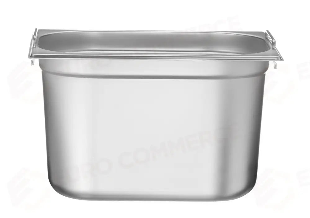 CONTENITORE GN 1/2 CON MANIGLIE RIBASSATE HENDI PROFI LINE PLUS 6,5L ARGENTO 325X265X(- 818749