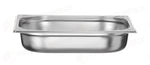 CONTENITORE GN 1/2 HENDI PROFI LINE PLUS 1L ARGENTO 325X265X(H)20MM - 818275