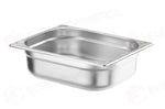 CONTENITORE GN 1/2 HENDI PROFI LINE PLUS 1L ARGENTO 325X265X(H)20MM - 818275