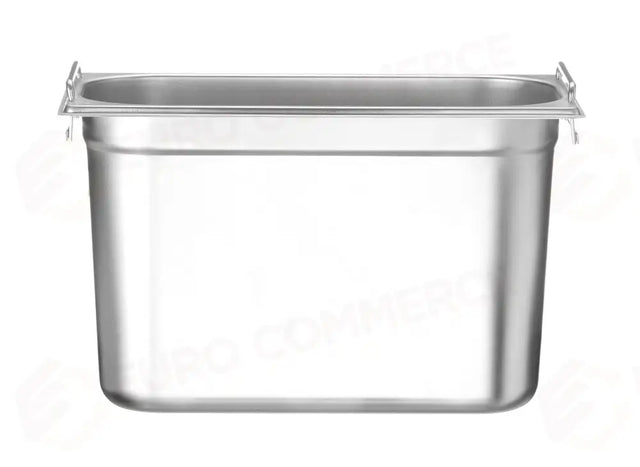 CONTENITORE GN 1/3, CON MANIGLIE ABBASSATE, HENDI, PROFI LINE PLUS, GN 1/3, 5,7L, ARGENTO, 325X176X( - 818763
