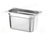 CONTENITORE GN 1/4 HENDI PROFI LINE + 4L ARGENTO 265X162X(H)150MM - 818497
