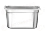 CONTENITORE GN 1/4 HENDI PROFI LINE + 4L ARGENTO 265X162X(H)150MM - 818497