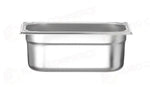 CONTENITORE GN 1/4 HENDI PROFI LINE + 5,5L ARGENTO 265X162X(H)200MM - 818503