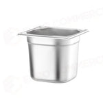 CONTENITORE GN 1/6 HENDI PROFI LINE + 3,4L ARGENTO 176X162X(H)200MM - 818541