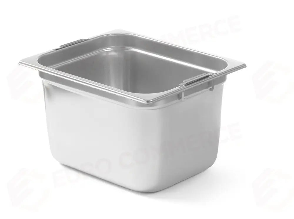 CONTENITORE GN CON MANIGLIE RETRATTILI GN 1/2 6,25L 325X265X(H)100MM - HENDI