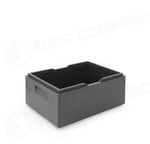 CONTENITORE ISOTERMICO HENDI KITCHEN LINE GN 1/1 80L NERO 685X485X(H)360MM - 707456