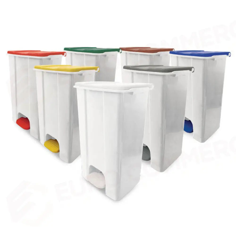 CONTENITORE MOBILE A PEDALE CON COPERCHIO COLORATO - CONTI - 912857 - ATTREZZATURA