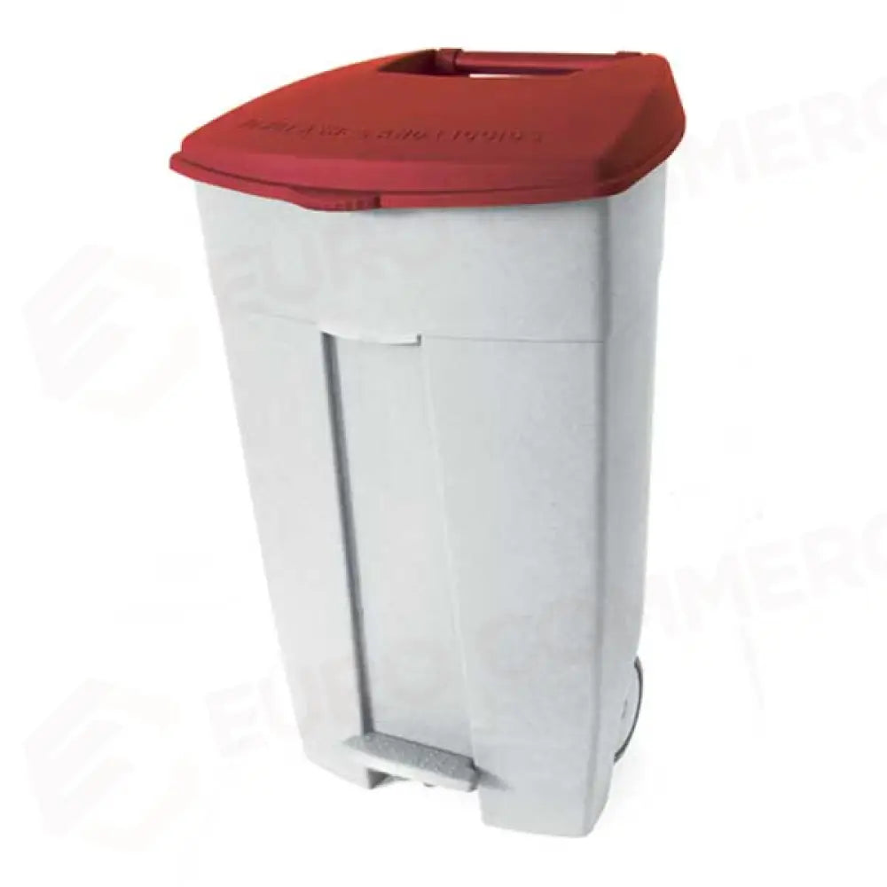 CONTENITORE MOBILE A PEDALE CON COPERCHIO COLORATO - CONTIPLAST - 102037 - ATTREZZATURA