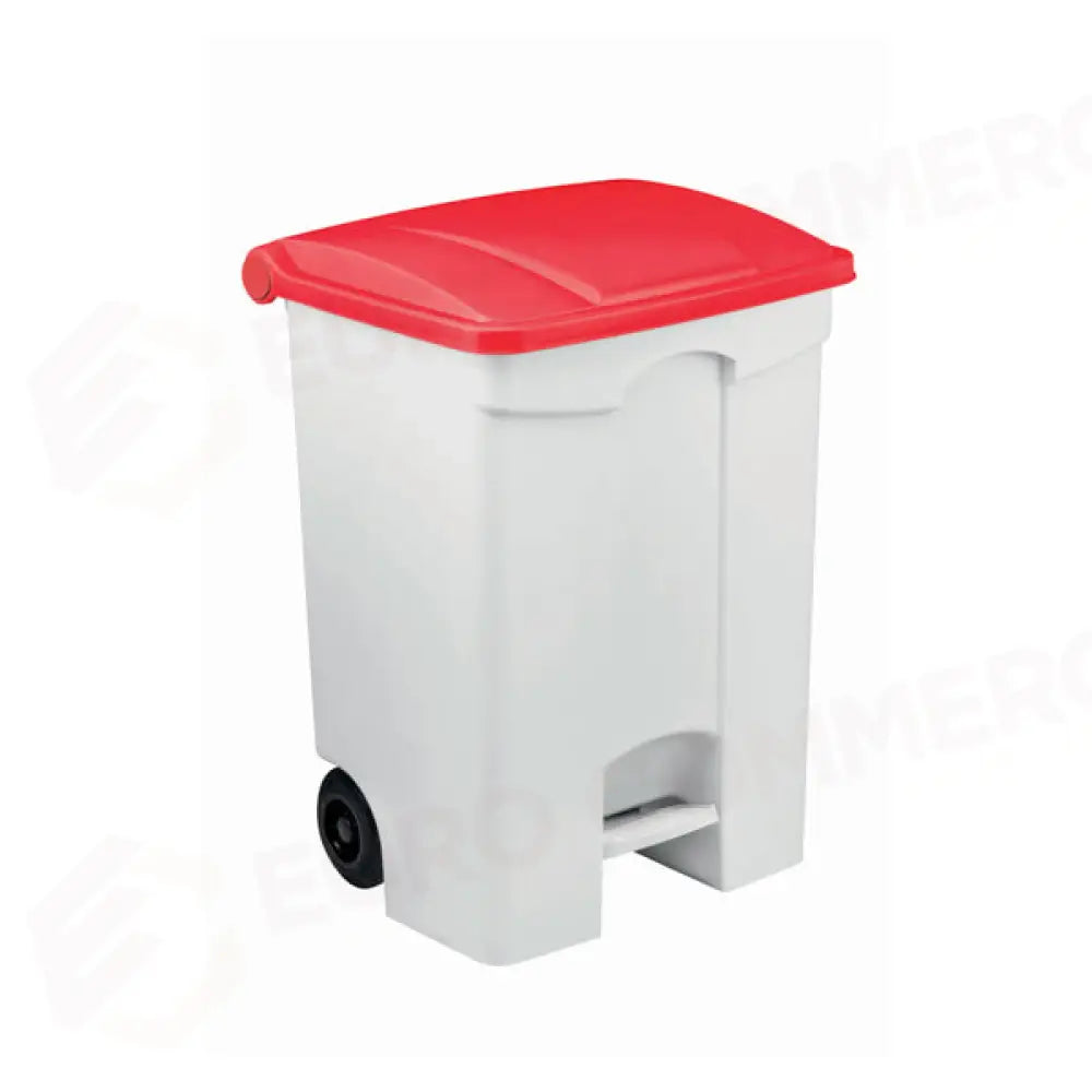 CONTENITORE MOBILE A PEDALE CON COPERCHIO COLORATO - CONTITOP MOBILE - 115077 - ATTREZZATURA