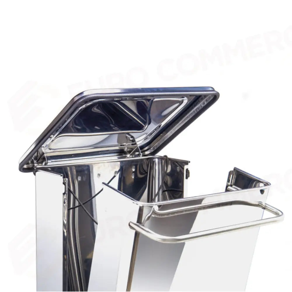 CONTENITORE MOBILE A PEDALE CON TUBOLARI IN INOX - CONTINOX - 790664 - ATTREZZATURA