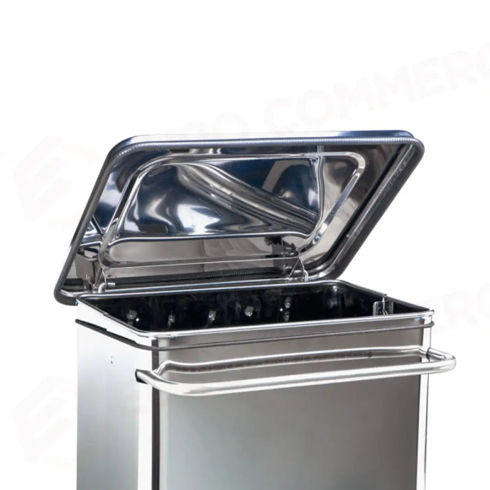 CONTENITORE MOBILE A PEDALE CON TUBOLARI IN INOX - CONTINOX - 790664 - ATTREZZATURA