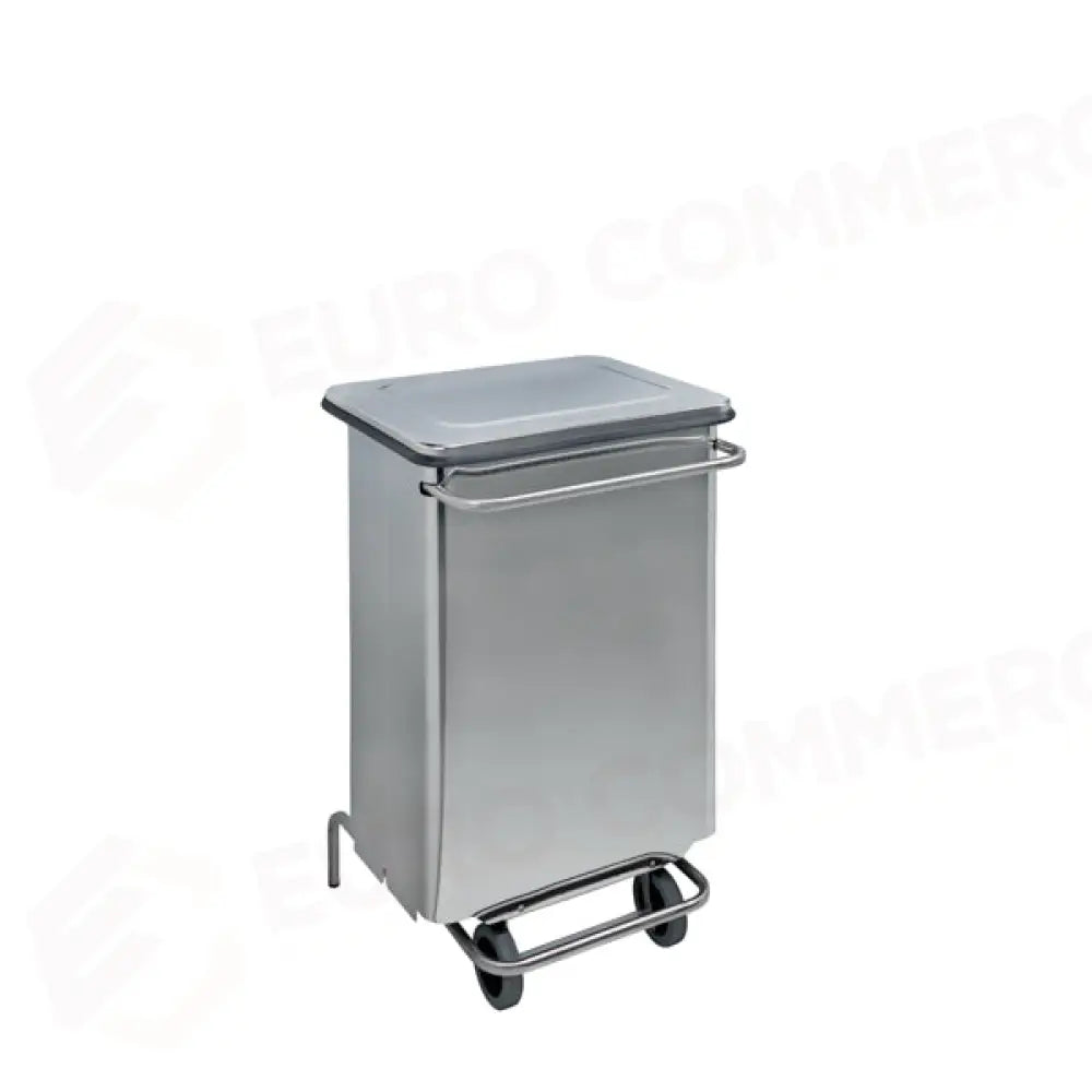 CONTENITORE MOBILE A PEDALE CON TUBOLARI IN INOX - CONTINOX - 790670 - ATTREZZATURA