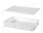 CONTENITORE PER IMPASTO PIZZA 600X400 AMERBOX PROFI LINE BIANCO 600X400X(H)100MM RETTANGOLA - 881040