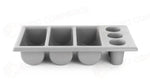 CONTENITORE PER POSATE HENDI GRIGIO CHIARO 530X325X(H)105MM - 552353