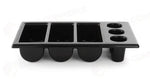 CONTENITORE PER POSATE HENDI NERO 530X325X(H)105MM - 552360