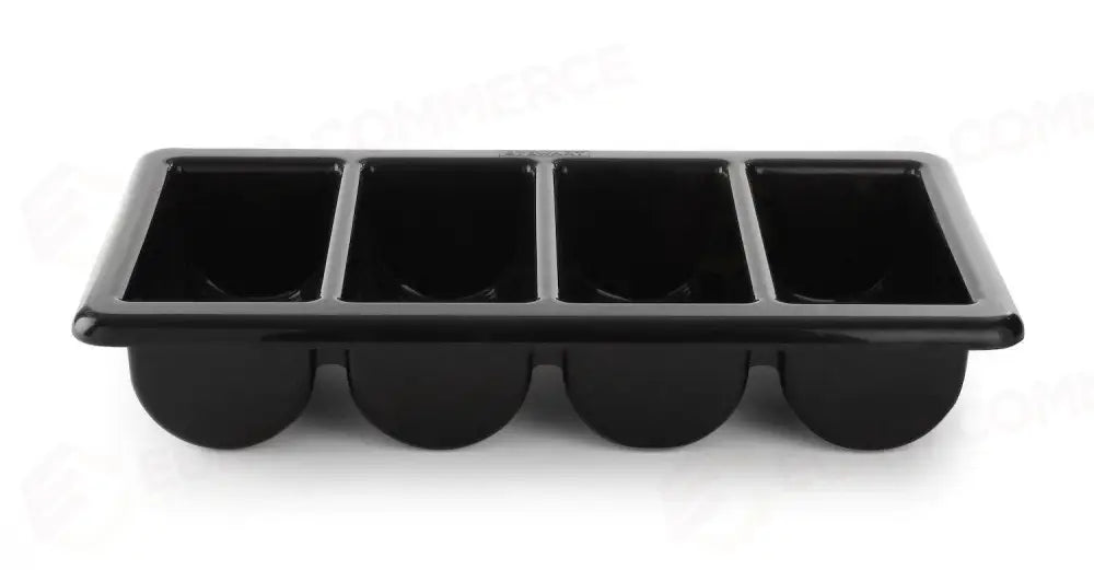 CONTENITORE PER POSATE NERO 530X325X(H)100MM - HENDI