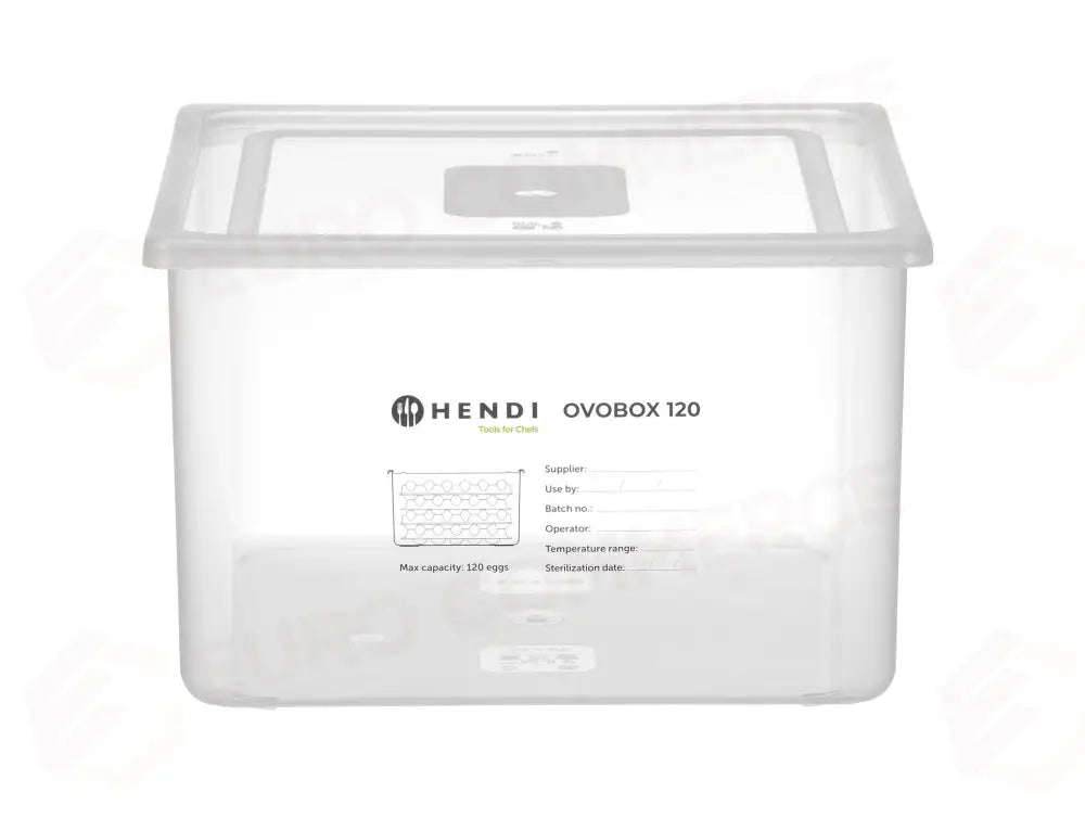 CONTENITORE PER UOVA OVOBOX 120 HENDI GN 2/3 18L 355X325X(H)200MM RETTANGOLARE - 870785