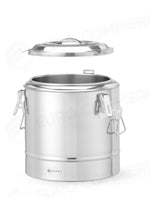 CONTENITORE PORTATILE ISOLATO HENDI KITCHEN LINE 23L ARGENTO Ø350X(H)440MM - 710241