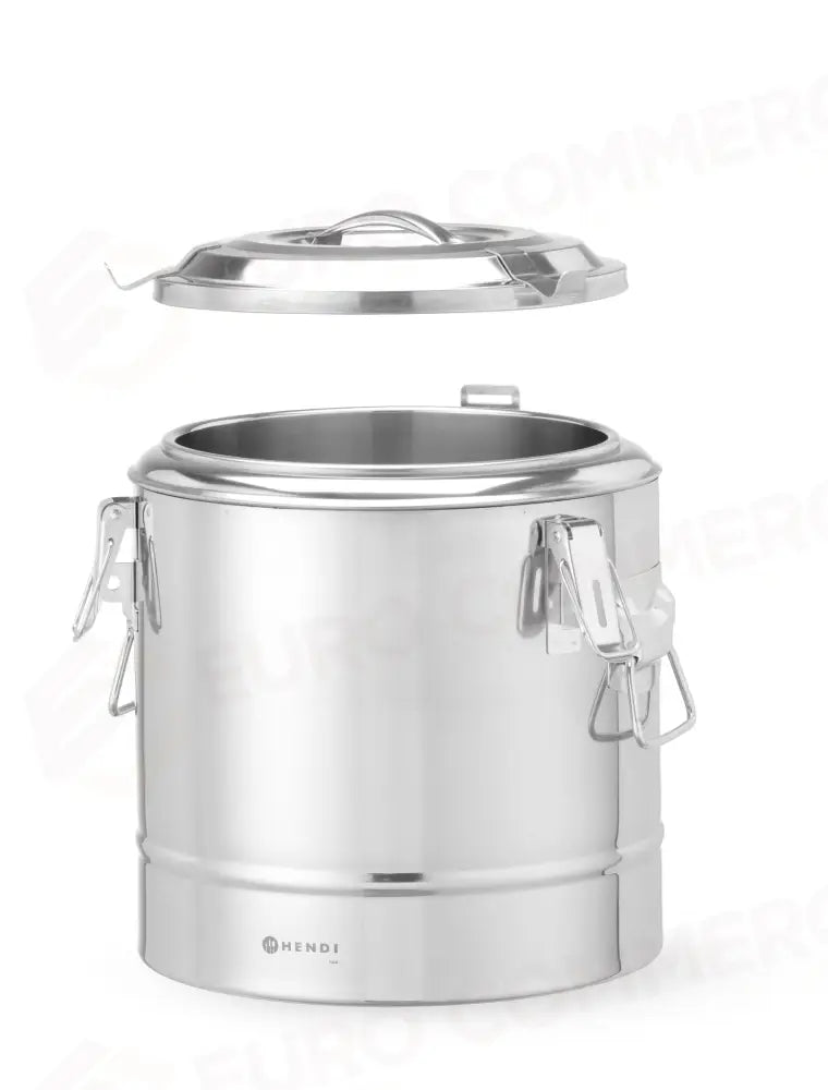 CONTENITORE PORTATILE ISOLATO HENDI KITCHEN LINE 23L ARGENTO Ø350X(H)440MM - 710241
