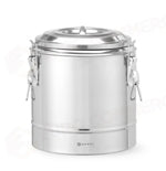 CONTENITORE PORTATILE ISOLATO HENDI KITCHEN LINE 23L ARGENTO Ø350X(H)440MM - 710241