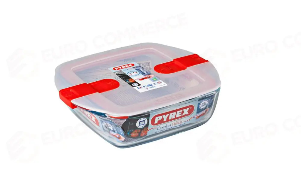 CONTENITORE QUADRATO 35 CL - 14X12 CM 210PH PYREX - 0820660 - MEDRI