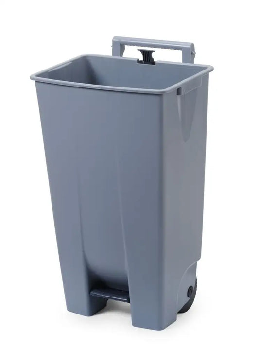 CONTENITORE RIFIUTI 120L GRIGIO CHIARO 510X425X(H)875MM - HENDI