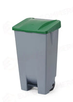 CONTENITORE RIFIUTI HENDI 120L GRIGIO CHIARO 510X425X(H)875MM - 873458