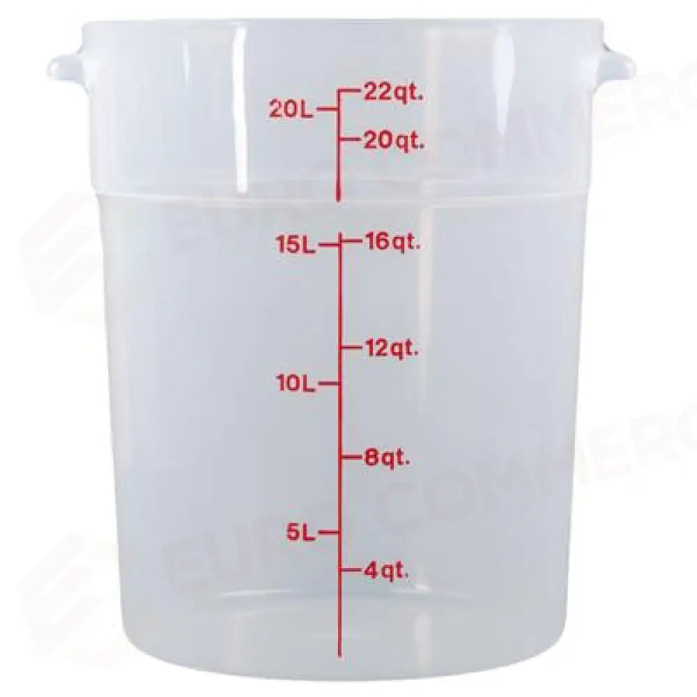 CONTENITORE TONDO GRADUATO 20,8 LT RFS22-PP190 CAMBRO - 11500111 - MEDRI