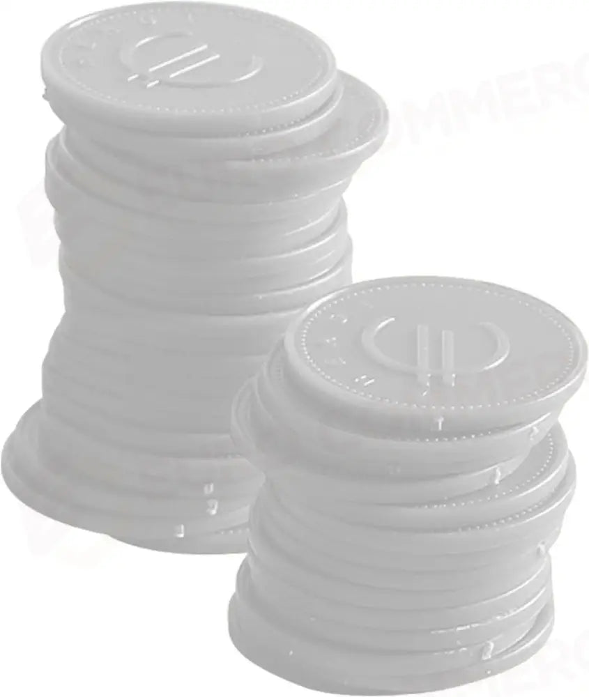 CONTRASSEGNI - 100 PEZZI BARUP BIANCO 100 PEZZI Ø25MM - HENDI