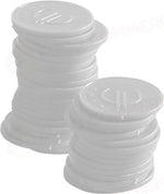CONTRASSEGNI - 100 PEZZI BARUP NERO Ø25MM - 665169