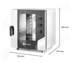 CONTROLLO FORNO A VAPORE CONVEZIONE 7X GN1/1 HENDI 400V/10400W 730X855X(H)850MM - 219928