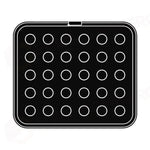 COOKMATIC SPECIAL STAMPO TONDO - Ø 31/27 MM H 35 MM - PIASTRE PER COOKMATIC SPECIAL 380X350 MM - PIASTRAS03 - PAVONI
