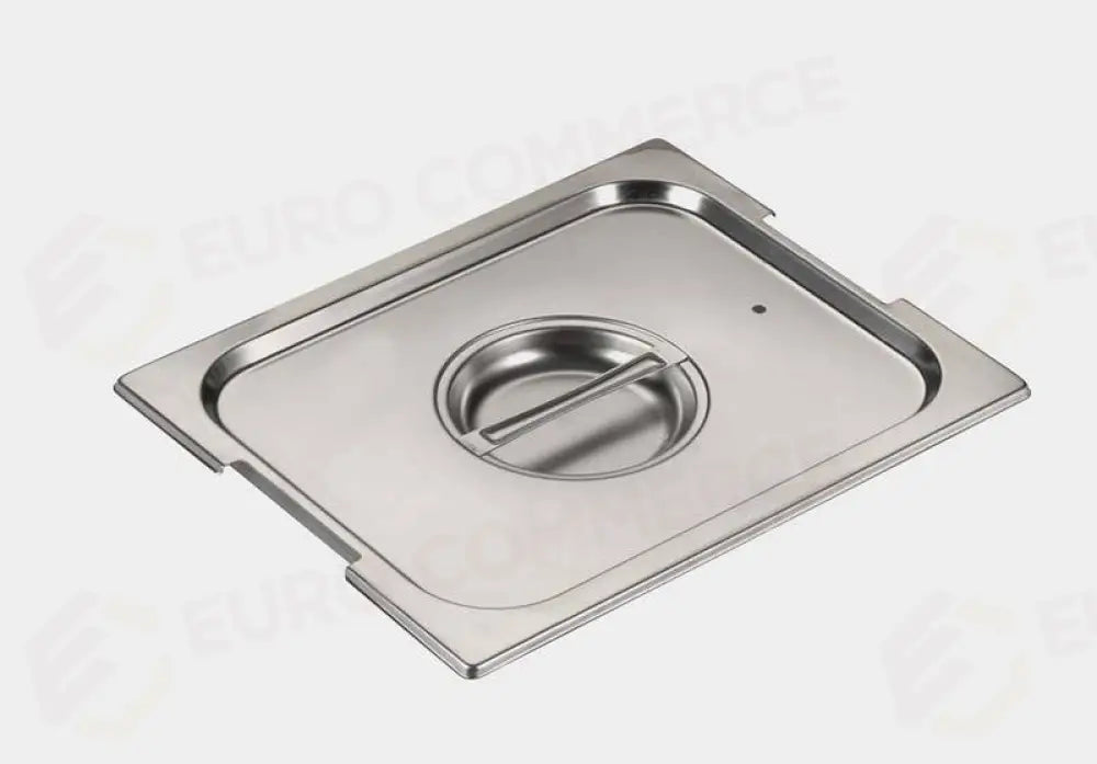 COPERCHIO A TENUTA CON SPACCO MANIGLIA ACCIAIO INOX GN1/2 - CT12SMAX - KAREL - Attrezzatura