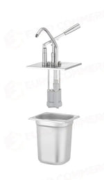 COPERCHIO CON DISPENSER PER CONTENITORI GN HENDI 1/4 270X165MM - 558140