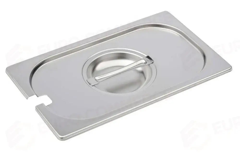 COPERCHIO CON SPACCO MESTOLO ACCIAIO INOX GN1/4 - CO14SMEX - KAREL - Attrezzatura