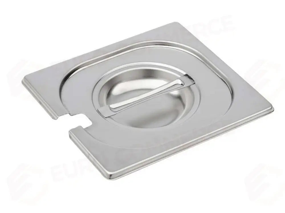 COPERCHIO CON SPACCO MESTOLO ACCIAIO INOX GN1/6 - CO16SMEX - KAREL - Attrezzatura