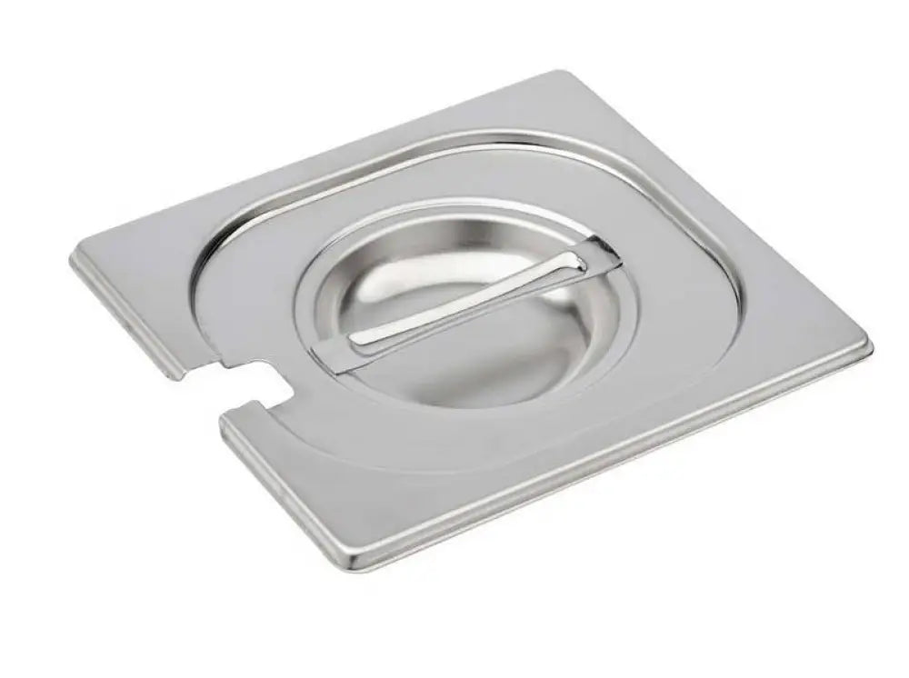 COPERCHIO CON SPACCO MESTOLO ACCIAIO INOX GN1/6 - CO16SMEX - KAREL - Attrezzatura