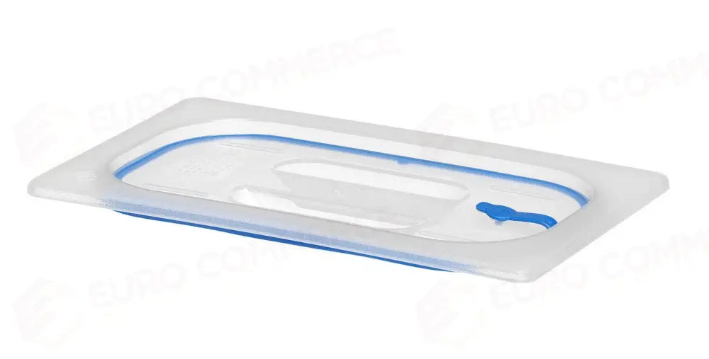 COPERCHIO GASTRONORM A CHIUSURA ERMETICA GN 1/4 TRASPARENTE 265X162MM - HENDI