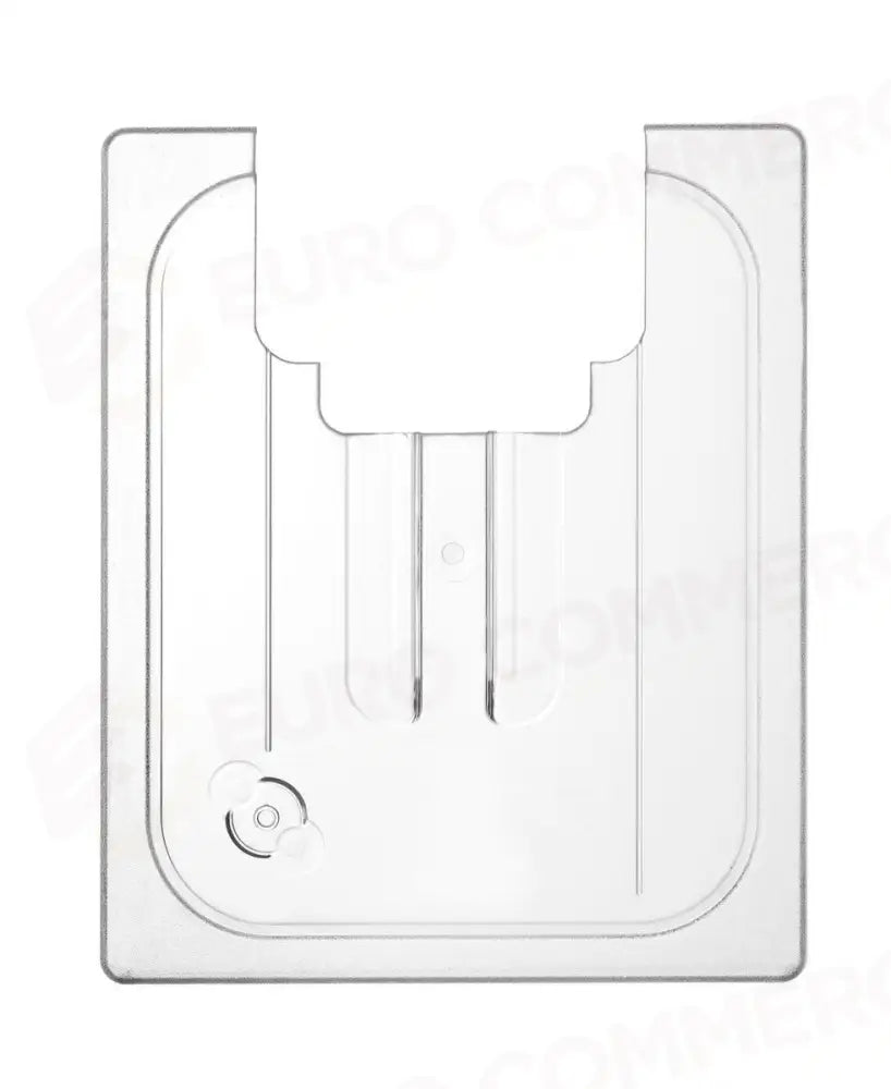 COPERCHIO GASTRONORM CON APERTURA PER SOUS VIDE GN 1/2 TRASPARENTE 265X325MM - HENDI